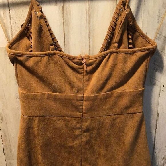 Suede look dress by Hera size small - Picture 2 of 6
